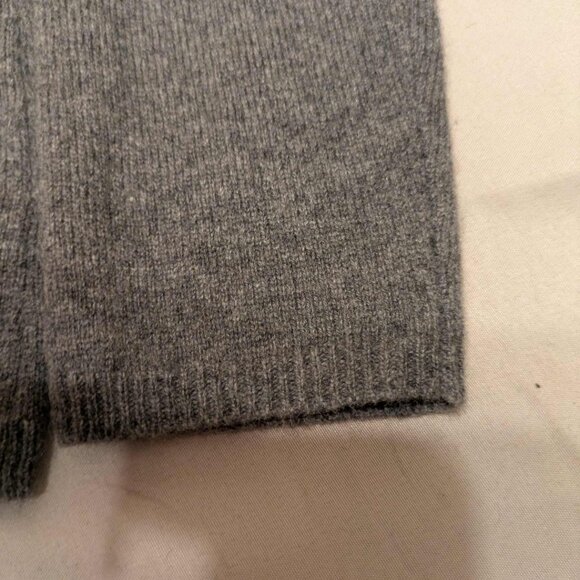 Celeste Cashmere Sweater Womens Small V Neck Pullover Gray Top - Picture 5 of 10